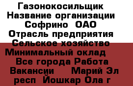 Газонокосильщик › Название организации ­ Софрино, ОАО › Отрасль предприятия ­ Сельское хозяйство › Минимальный оклад ­ 1 - Все города Работа » Вакансии   . Марий Эл респ.,Йошкар-Ола г.